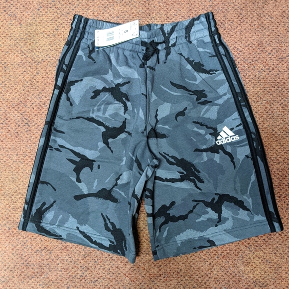 Adidas Essentials French Terry Camouflage Shorts - Picture 1 of 3